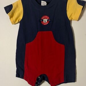 Rookie Bear Navy and Red Kids One Piece